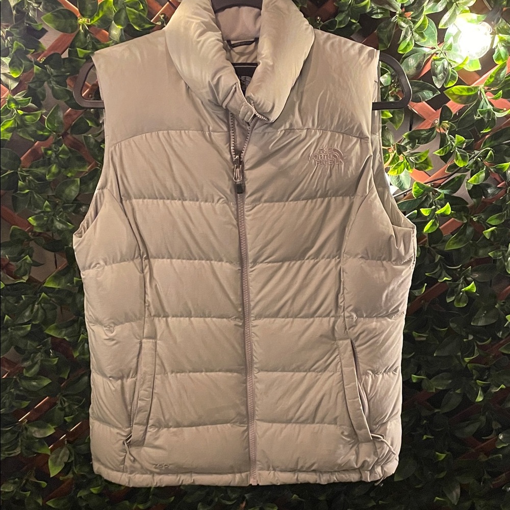 The North Face Gray Puffer Vest